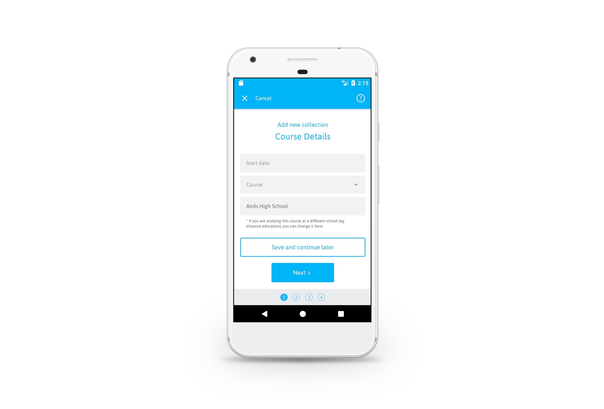 Android app for students